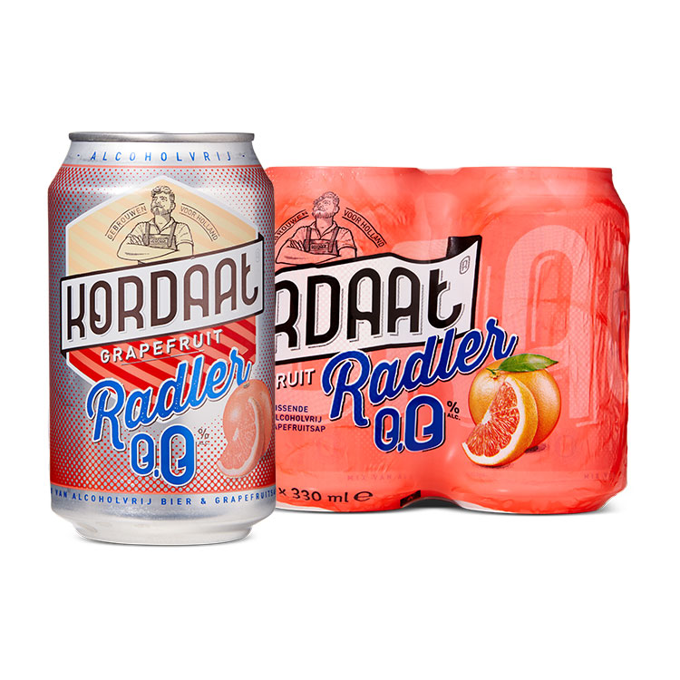 Kordaat radler grapefruit 0.0% | €2,59